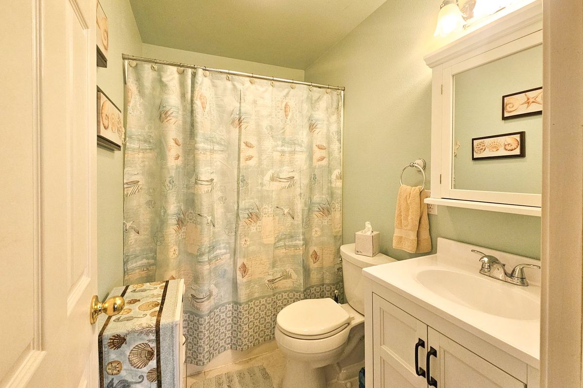 The bathroom before renovation, May 2026