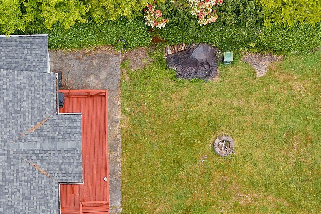 The courtyard before renovation, May 2026