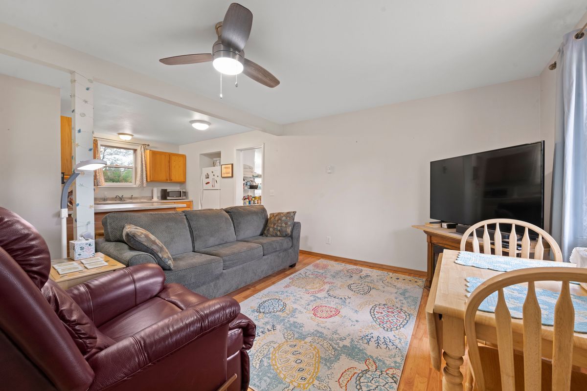 Living room before renovation, May 2026