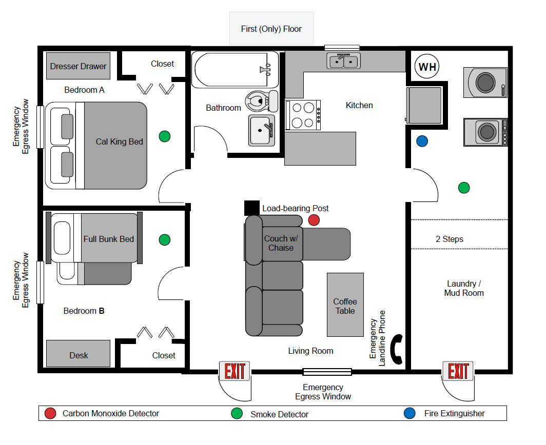 Floor plan of The Resthouse